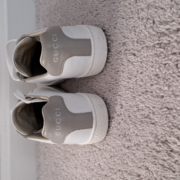 Gucci Kids White and Gray Sneakers Size 33 - Picture 2 of 6